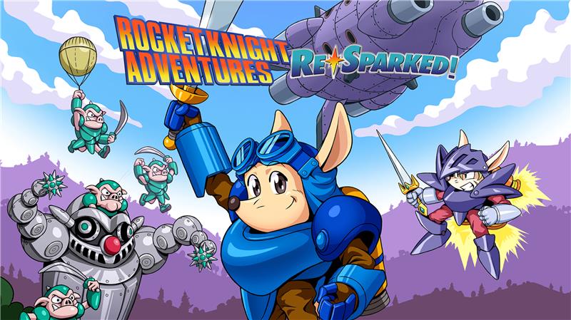 火箭骑士历险记：重闪合集 Rocket Knight Adventures|英文版|原版|NSP