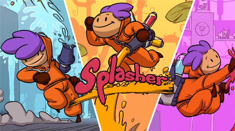 喷射侠 Splasher|中文版|本体+v1.0.1升补|XCI整合即撸版