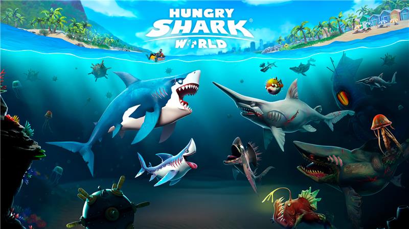 饥饿鲨：世界 Hungry Shark World|中文版|本体+v1.0.1升补|XCI整合即撸版