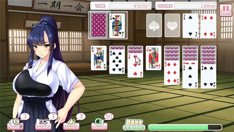 美少女接龙扑克PLUS Pretty Girls Klondike Solitaire PLUS|中文版|原版|NSP