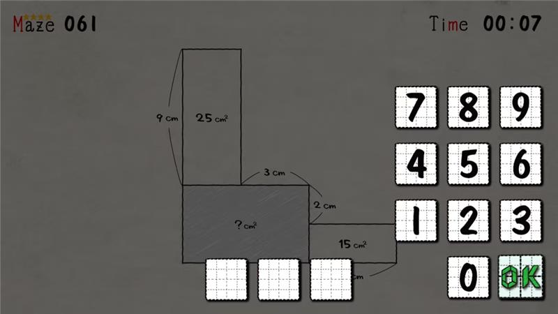 灵感拼图：面积迷宫 MensekiArea Maze Puzzles|英文版|原版|NSP