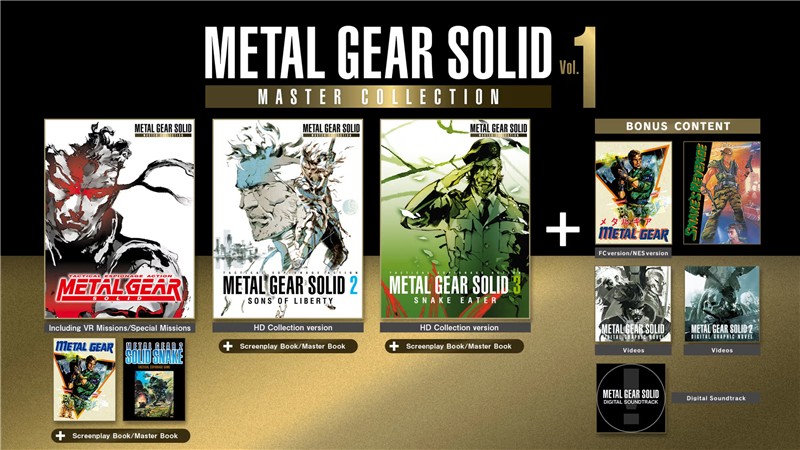 合金装备：大师合集第1卷 Metal Gear Solid Master Collection|英文版|本体+v3.0.0升补|XCI整合即撸版
