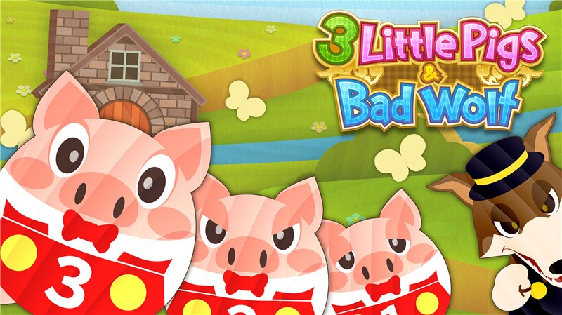 3只小猪和坏狼 3 Little Pigs & Bad Wolf|英文版|原版|NSP