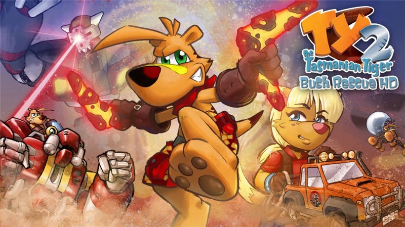 泰思虎奇幻冒险2：丛林营救 TY the Tasmanian Tiger 2|英文版|本体+v1.0.2升补|XCI整合即撸版