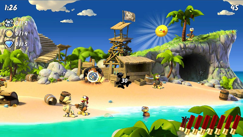 摩尔洪海贼团：疯鸡海贼团 Moorhuhn Pirates - Crazy Chicken Pirates|英文版|本体+v1.0.1升补|XCI整合即撸版