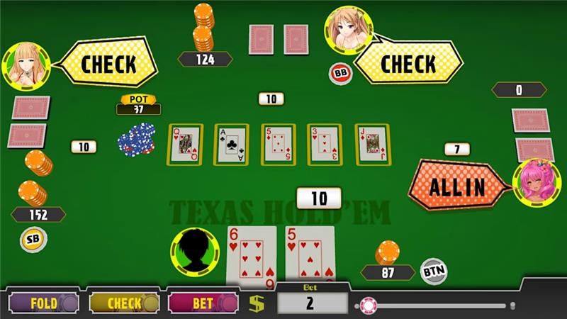 扑克美少女之战：德州扑克 Poker Pretty Girls Battle Texas Hold'em|中文版|本体+v1.0.1升补|XCI整合即撸版