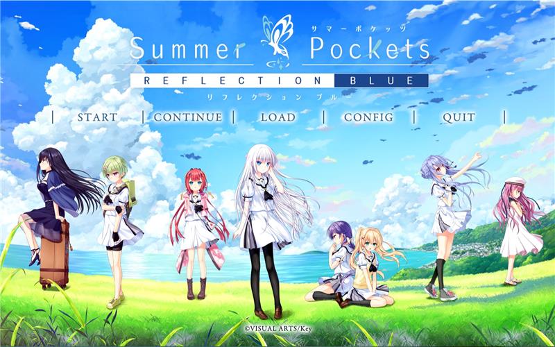 夏日口袋 流光蓝 Summer Pockets REFLECTION BLUE|日文版|本体+v1.0.1升补|XCI整合即撸版