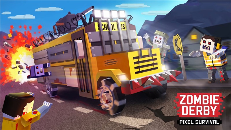 僵尸德比：像素生存 Zombie Derby Pixel Survival|中文版|原版|NSP